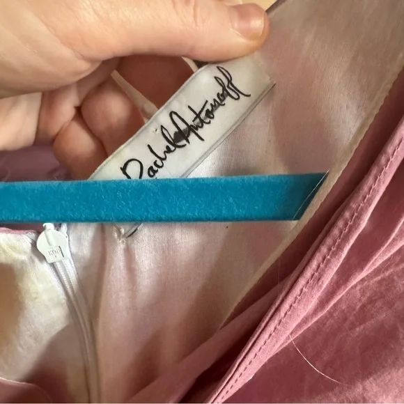 Rachel Antonoff Lilac Yellow Tie Wrap Midi Maxi Size 4 - Picture 4 of 5